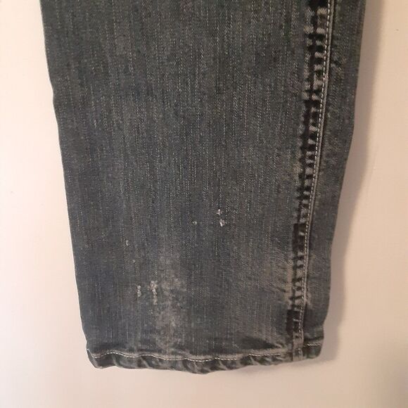 WRANGLER Q Baby Women's Jeans Size 5/6x33 Distressed Elastic Waistband Mid Rise - Picture 6 of 11